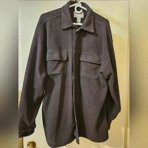 Men's Cherokee Black Fleeced Jacket or shirt Large
